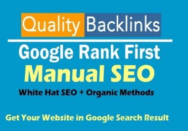 Rank You First Page Of Google With Best 100 Backlinks
