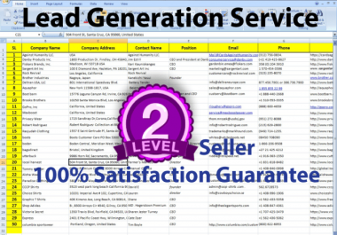 I Can Do Lead Generation Web Research,  Scraping,  Data Mining, Lead Generation And Targeted Email List