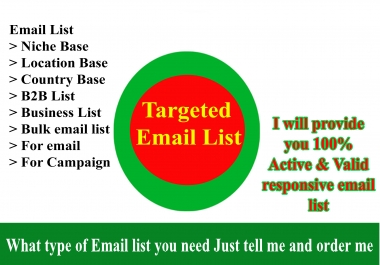 Scrape / Collect / Extract your Targeted 50K Email List