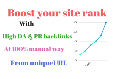 400 high DA backlink for boosting your site