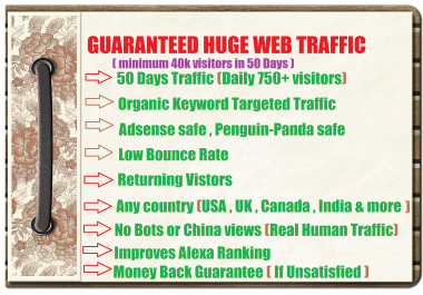 drive high quality traffic to your website or blog. so hurry up grab the offer.