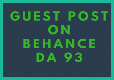 write and publish guest post on behance da 93 manually