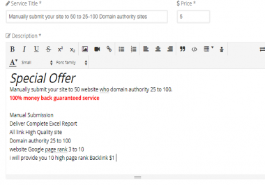 Manually submit your site to 50 to 25-100 Domain authority sites