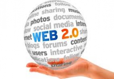 create 65 Authority Web 2.0 Blog with image within 03 days