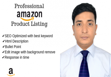I will do Amazon Product listing with SEO