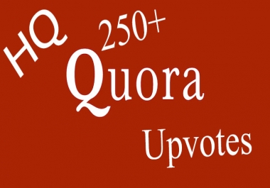 300+ HQ worldwide quora upvotes