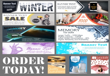 MODERN WEB BANNER for any business