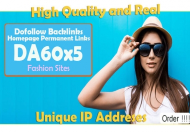 give link DA60x5 site fashion blogroll permanent with Different IP