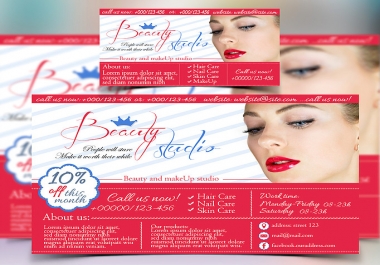 Banner + business card - I will add your text here for 9