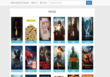 Sell Auto Movie CPA Landing Page Script