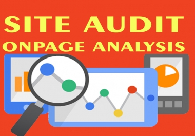 Do Complete On page Analysis and Website Audit