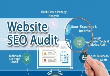 Provide complete SEO audit report
