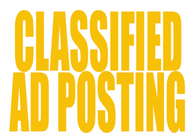 Post Your Ad To 30 High PR Classified Ad Posting Sites