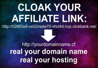 Cloak Your Affiliate Links First Level