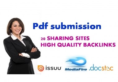 pdf submission in more than 20 sites