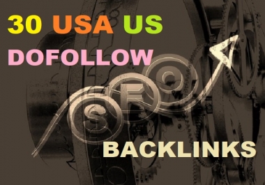 30 usa us dofollow backlinks manually for you