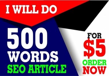 will write quality article on your website and blog