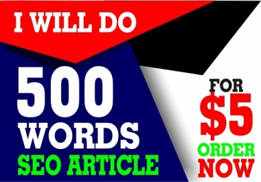will write quality article on your website and blog