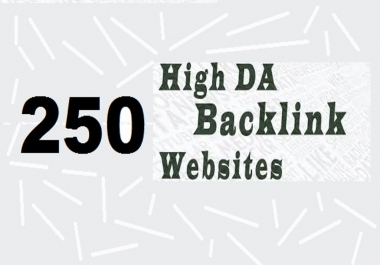Create 250 high DA contextual backlinks