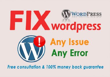Will Fixes,  Repair WordPress for you