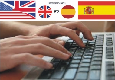 Reliable Translation Services English to Spanish up to 500 words