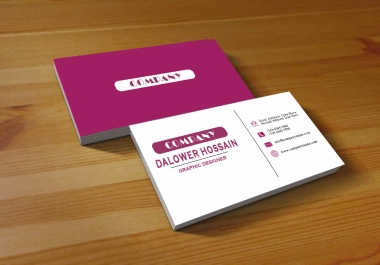 create a professional business card