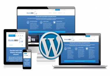 Wordpress Dynamic Responsive Website