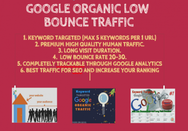 Provide Highest Quality Low Bounce Search Engine Traffic