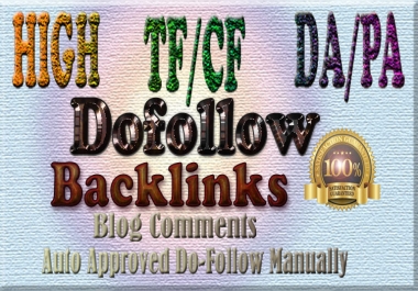 40 DA20+ TF5+ Dofollow comments backlinks