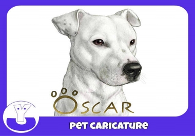 Pet Caricature from Photo