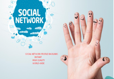 1000+ Social network profile back-links