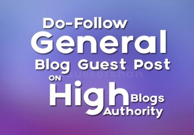 Guest Post On Da30 General Blog