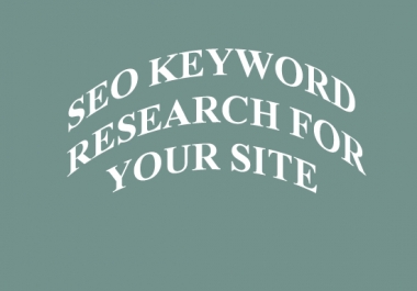 Seo Keyword Research For Your Site