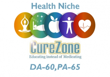 Write And Publish Health Niche Guest Post on 
