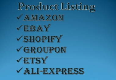 Creating attractive product listing