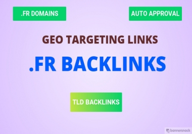 Create 100+ Backlinks On French Fr Blog Domains