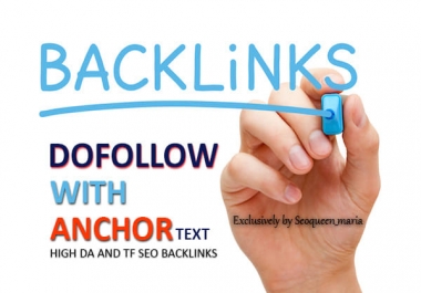 30 SEO Backlinks,  Dofollow With Anchor Text