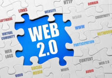 Handmade 20 Web 2.0 with Login,  Unique Content.