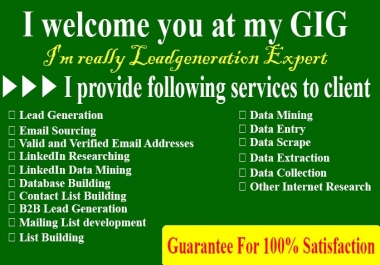 Leadgeneration with LinkedIn Data Mining