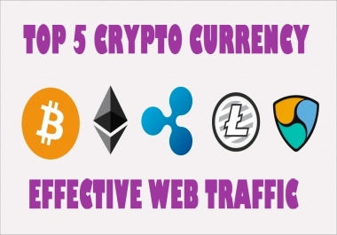 Drive 10,000 Effective Crypto Currency Keyword Targeted Web Traffic