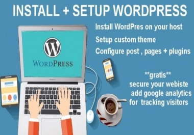 Install Wordpress on your server and add a PAID theme on it FREE with all necessary plugins for 2
