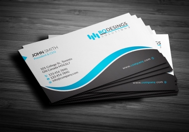 I will design outstanding business card design print ready