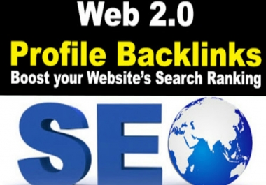 Create Over 150 Web 2, 0 Profile Backlinks On High Page Rank Sites