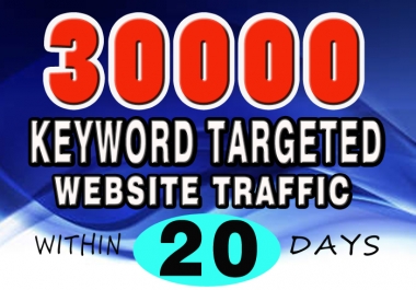 1500 DAILY KEYWORD TARGETED WEBSITE TRAFFIC for 20 days