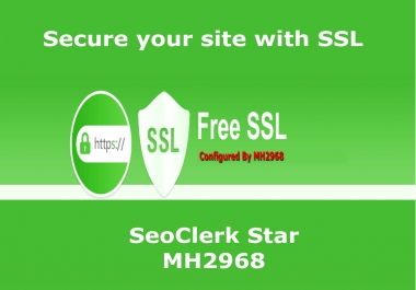 free SSL certificate installation on your web site