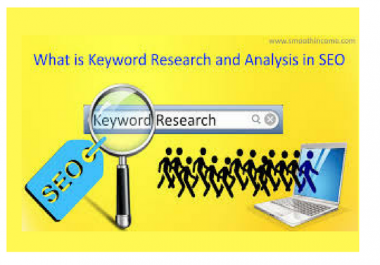 Keyword Research and competition analysis for your site