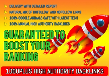 Boost Your Ranking To Google 1st Page With SUPREME SEO Package - 1,300 Backlinks