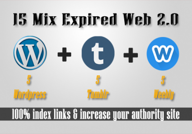 15 Expired Wordpress Weebly Blogspot with have PA