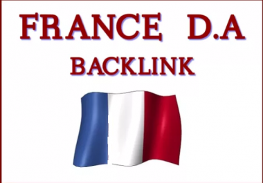 Create 12 High Da,  Pr France Backlinks