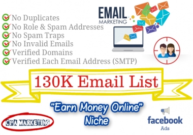 Provide You 130k Laser Targeted B2c Email Addresses With Names
